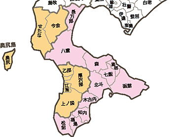 �k�C���̓���n�}