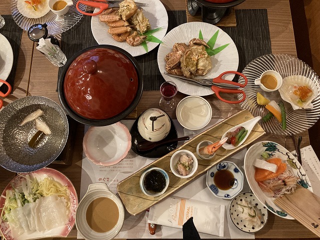 ホテルめぐまの夕食