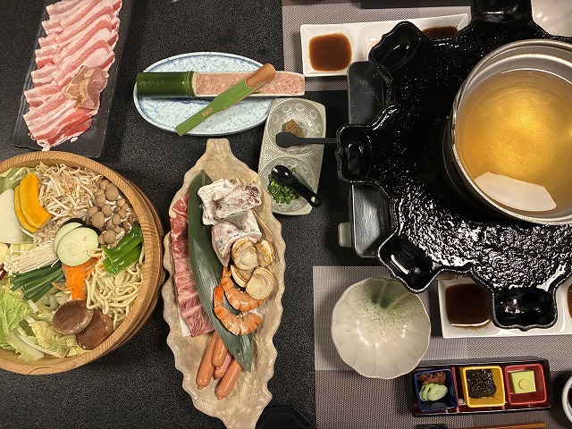 さくらさくら温泉の夕食