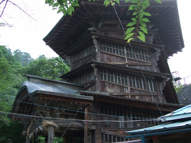 会津さざえ堂 (円通三匝堂)