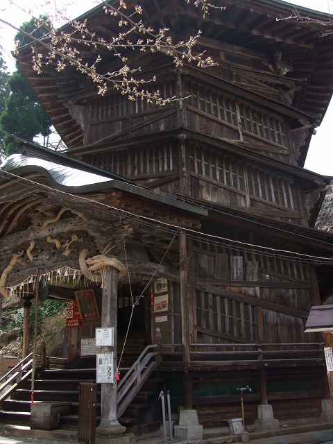 会津さざえ堂 (円通三匝堂)