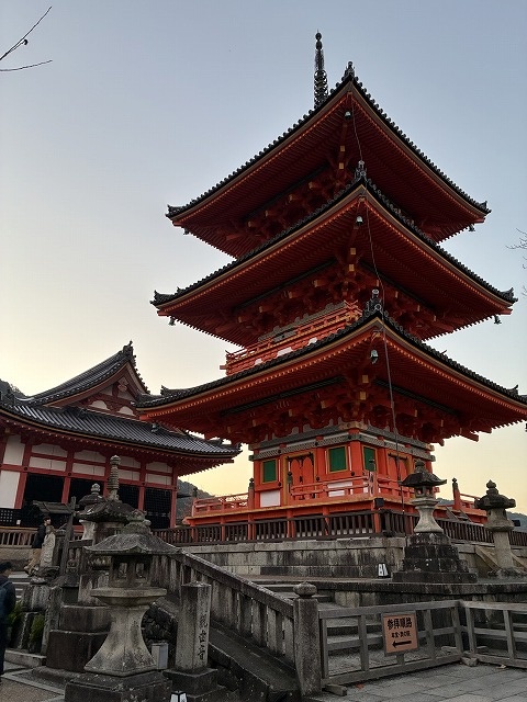 清水寺の三重塔