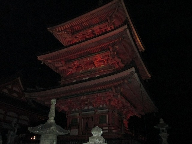 清水寺、三重塔