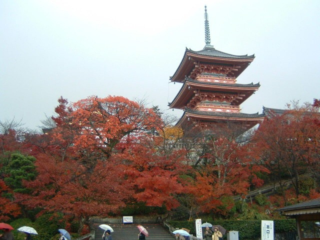 清水寺、三重塔