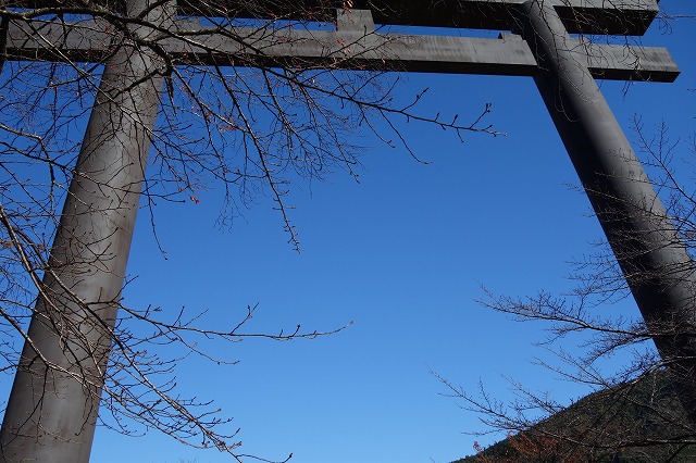 熊野本宮大社旧社地 大斎原の大鳥居