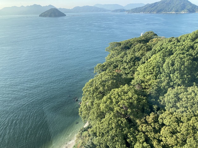 グランドプリンスホテル広島の部屋からの景色