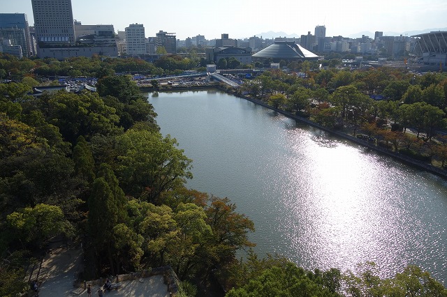 広島城からの景色